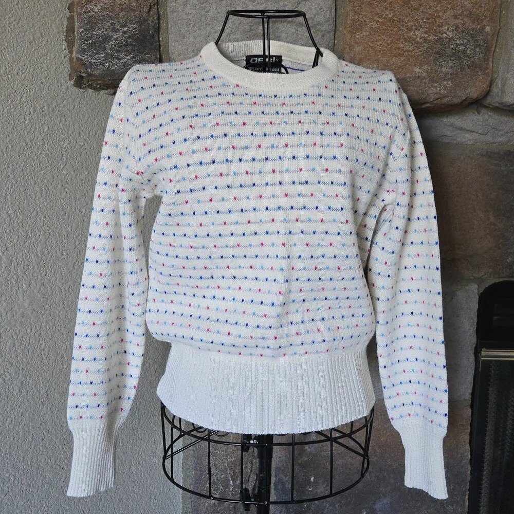 Vintage Ossi Skiwear Wool-Blend Sweater